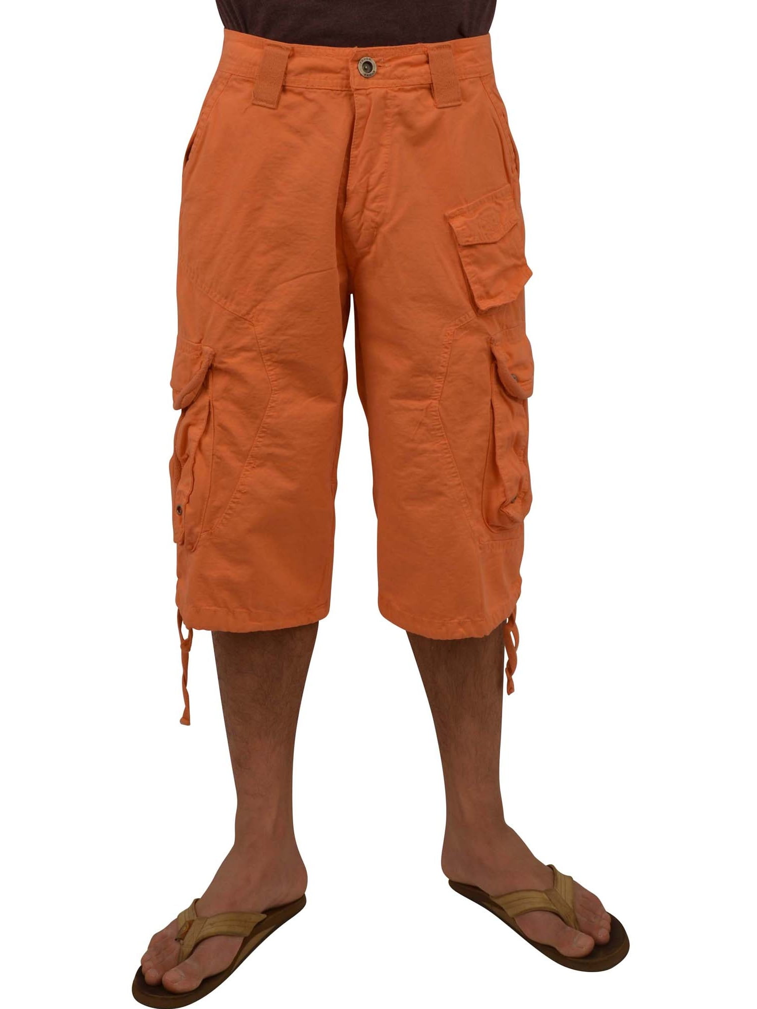 orange cargo pants mens