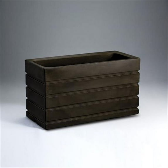 Latin Spirit EP-LSLIM-COP-3610 36.5 x 10 x 12 in. Lima Rectangular Planter, Dark Copper