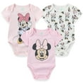 thumbnail image 1 of Pack de 3 trajes de Minnie Mouse de Disney para recién nacidos y bebés, 1 of 7