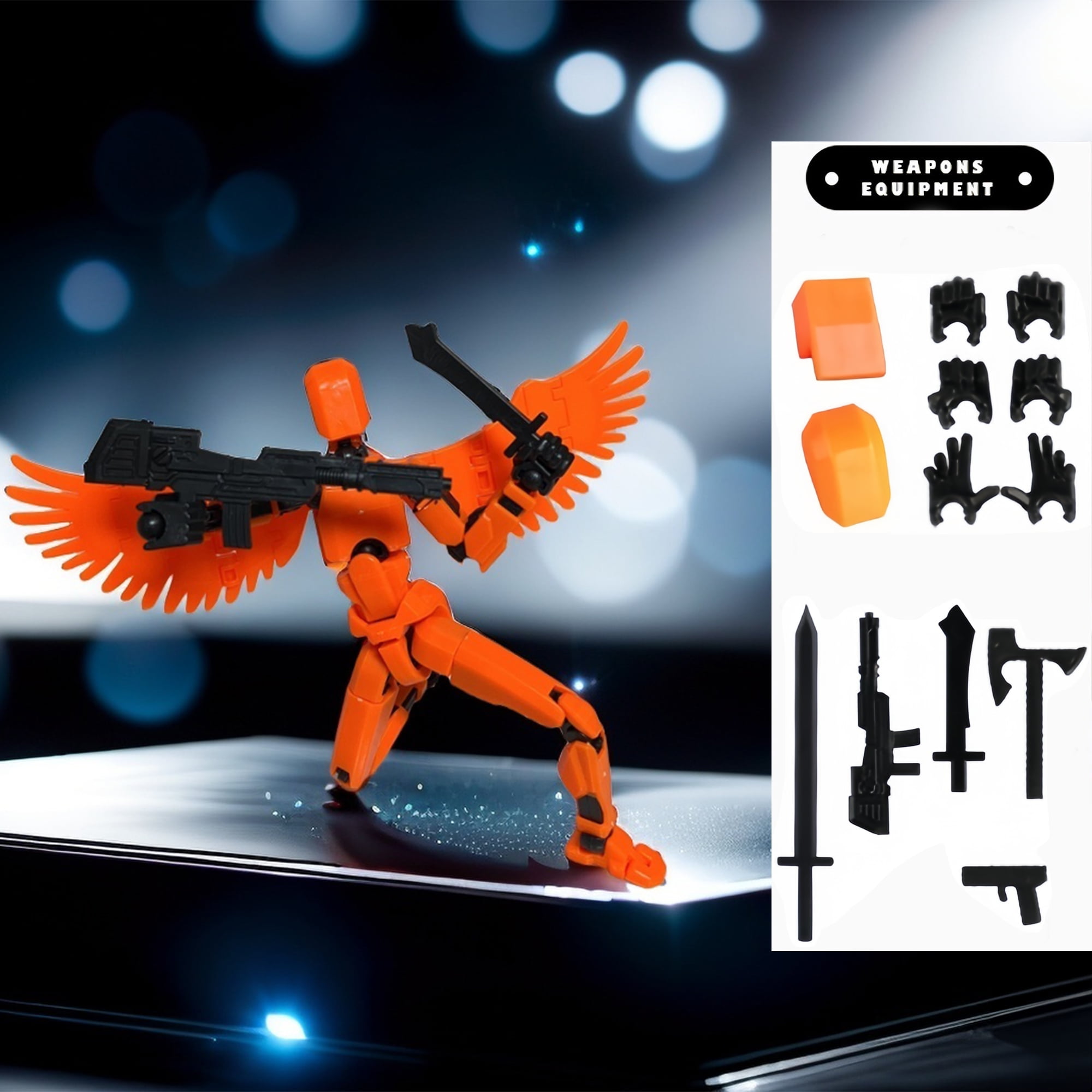 特コレクションシリーズ激レアOrnithoptera tithonus ssp. HYEASTR Titan T13 Action Figures Set(Assembly Completed) - Lucky