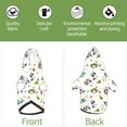 thumbnail image 6 of Honeii happy new year Raccoon Print Small Dog Hoodies Pet Hooded Sweatshirts Fall Winter Puppy Cat Sweaters Warm Clothes for Small Dogs Outfits Costume-Large, 6 of 7