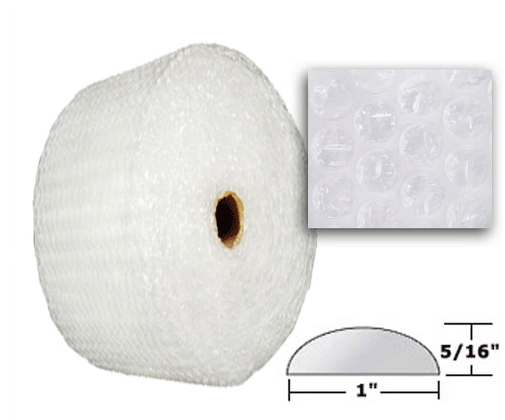 Bubble Cushioning Wrap Roll - 400 Ft x 12" Wide - Medium 5/16" Bubbles