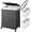 Gray, variant on Laundry Hamper with Wheels, No Install Needed, 90L Divided Handwoven Hampers & 2 Removable Liner Bags, Rattan Clothes Laundry Basket with Lid & Handles, Foldable Hampers Gray 18x13x26.4 In