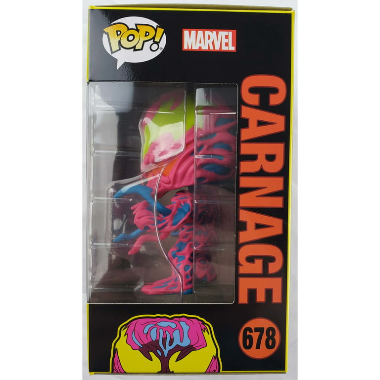 Funko POP! Marvel Carnage (Black Light) #678 Exclusive 