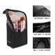 thumbnail image 3 of Bolsa para brochas de maquillaje, bolsa transparente con cremallera (negra), 3 of 5