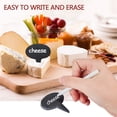 thumbnail image 5 of 20 Pieces Cheese Markers for Charcuterie Board, Black Cheese Labels Chalkboard Picks Cupcake Name Tag Toppers for Food Dinner Wedding Birthday Parties (Oval Shape), 5 of 6