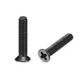 thumbnail image 4 of Uxcell M2.5 x 12mm Phillips Screw Fasteners Black Zinc Plated 500 Pack, 4 of 5