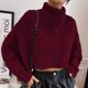 thumbnail image 4 of Pntutb Mujer Tallas grandes Casual Cuello redondo Suelto Impreso Manga larga tops Suéter Mujer Blusa Pntutb Pntutb-1503, 4 of 4