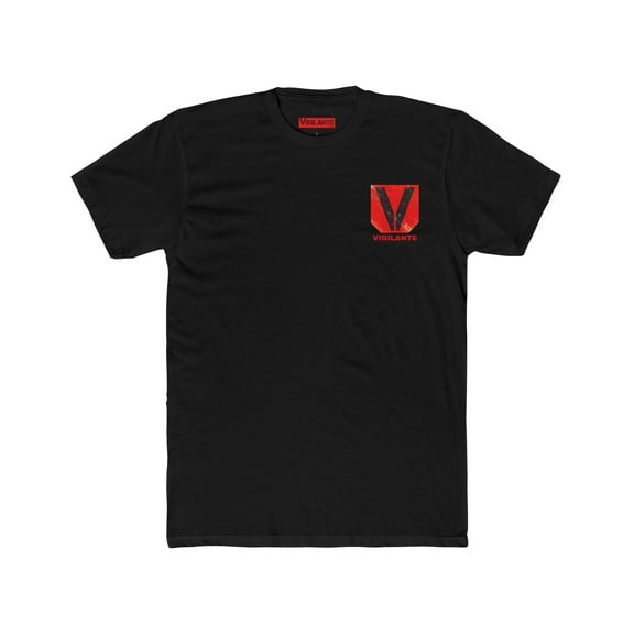 Vigilante Badge Unisex Cotton Crew Tee