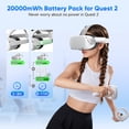 thumbnail image 2 of Paquete de baterías Kinwin para Oculus Quest 2 20000mWh x2, 2 of 8