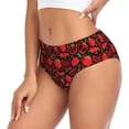 thumbnail image 2 of Fotbe Tomatoes And Chili Calzones Estampados para Mujer – Ropa Interior de Algodón, Cómoda, Suave y Elástica-4X-Large, 2 of 6