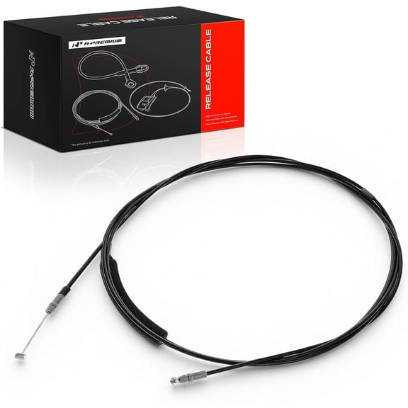A-Premium Trunk Release Cable Compatible with Toyota Corolla 2009 2010 2011 2012 2013,153.7 Inch,Rear Trunk,Replace# 6460712870 | for Corolla 2009 2010 2011 2012 2013, Rear Trunk, Replace# 6460712870