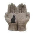 thumbnail image 1 of Qarigey Guantes cálidos de invierno pájaro gato de punto protección térmica contra el frío calentador de manos parche a prueba de Type3 NO3, 1 of 5