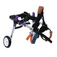 thumbnail image 3 of Fauteuil Roulant pour Chien Réglable pour Pattes Arrière, Double Roue Fauteuil Roulant pour Animaux Handicapé Voiture Assistée Marche Réhabilitation Pattes Arrière Roues d'Exercice pour Chiens Chats, 3 of 7