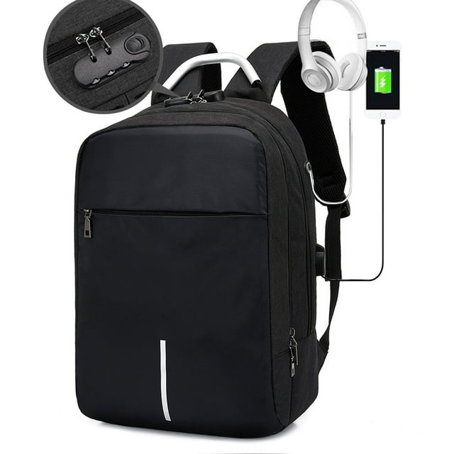 Limited Time Qaailabf Business Backpack, Bag For Travel Flight Fits 15.6 Inch Laptop With USB Charging Port