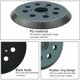 thumbnail image 3 of Almohadilla de lijado Makita 125 mm Triomphe Discos de lijado de 8 orificios Almohadilla de lijadora Makita de 5 pulgadas para Makita BO 5010, 5030, 5031, 5041, DeWalt DW420, DW421, Porter Cable 390,, 3 of 5