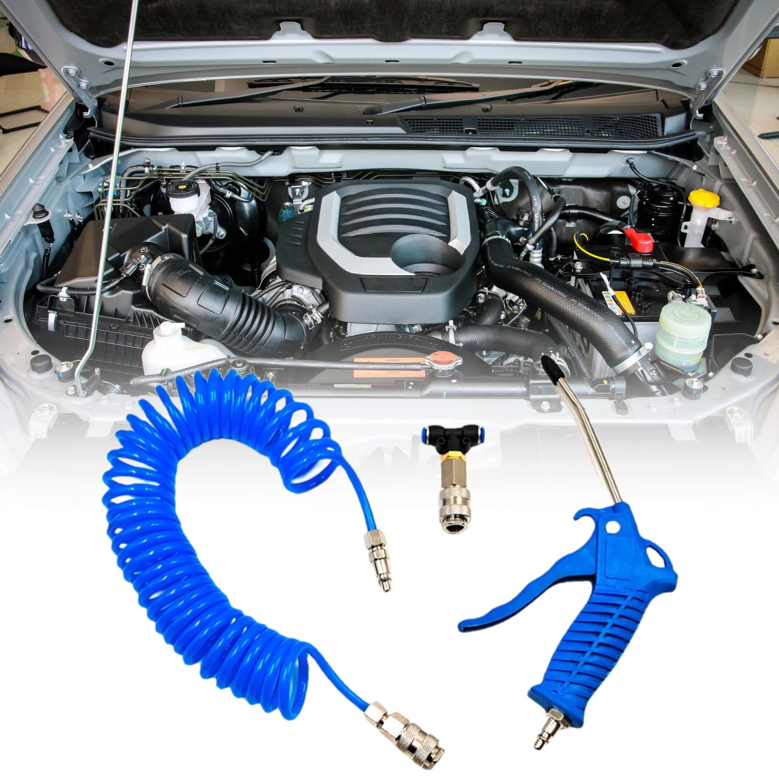 BELOWSYALER Air Guns for Compressor, Air Blow Guns Air Tool, Air Compressor Accessories with Air Nozzle Hose, Pneumatic Tool
