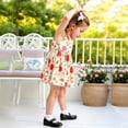 thumbnail image 7 of Zszcpp Baby Girl Newborn Dresses Sleeveless Round Enck Leisure Lovely Daily Life Flower Prints Princess Casual Dresses, 7 of 7