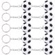 thumbnail image 5 of Llaves de fútbol de 10pcs anillos de llaver, 5 of 6