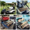 thumbnail image 6 of Golf Cart Seat Covers for 2 Seater, Tropical Palm Soft Microfiber Cart Seat Towel Blanket, Coastal Sunset Tree Branch Ocean Absorbent Breathable Non Slip Bench Seats Protector for Golf Course 51"x31", 6 of 9