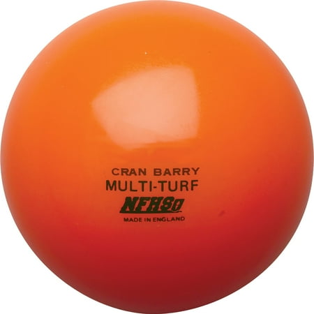 CranBarry Hollow Multi Turf Field Hockey Ball Orange