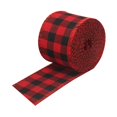 thumbnail image 3 of Christmas Bows and Ribbon for Gift Wrapping Linen Check Diy Christmas Bow Gift Wrapping Ribbon Red Bows Christmas Decorations Outdoor Gift Ribbon for Gift Wrapping Christmas, 3 of 9