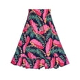 thumbnail image 5 of Girls Dress Red Leaves Smocked Halter Tank Sundress 2-3 Years, 5 of 6
