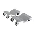 thumbnail image 2 of Wheel Dolly Set of 4,3000 lbs Car Moving Dolly,Wheel Dolly Car Tire Stake,Heavy-Duty Car Tire Dolly Cart Moving Cars,Trucks, Trailers,Motorcycles,Boats,Silver, 2 of 6