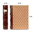 thumbnail image 6 of Bellagio-Italia Tuscany 3-Ring Office Binder - Leather - 250-Sheet Storage Capacity - File Storage for Presentations, Documents - Blank Index Plate on Spine for Custom Labeling - Crimson Red, 6 of 6