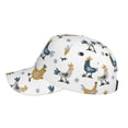 thumbnail image 5 of Fotbe Farm Roosters Baseball Cap, Farm Roosters Print Dad Hat,Outdoor Hat,Adjustable Sports Cap, Perfect For Activities, 5 of 9