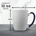 thumbnail image 4 of Java Two-Tone Coffee Mugs 12 oz. Set of 10, Bulk Pack - Perfect for Coffee, Tea, Espresso, Hot Cocoa, Other Beverages - Cobalt Blue, 4 of 4