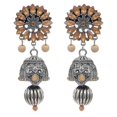 thumbnail image 5 of Nuevos pendientes bohemios con foto conmemorativa de turista femenina, pendientes exagerados de celebridades con temperamento de atmósfera salvaje, E-5756-RO, 5 of 5