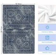 thumbnail image 5 of Boho Blue Kitchen Towels Set of 2, Vintage Ethnic Modern Geometric Abstract Soft Microfiber Dish Towels, Absorbent Quick-Dry Washable Dishcloths for Kitchen Cleaning, Drying Dishes, 18x28 Inches, 5 of 9