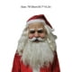 thumbnail image 3 of Sonducket Máscara navideña de Papá Noel Fiestas respetuosas con el medio ambiente y no tóxicas Máscara de Papá Noel con barba y sombrero Disfraces de disfraces, 3 of 6
