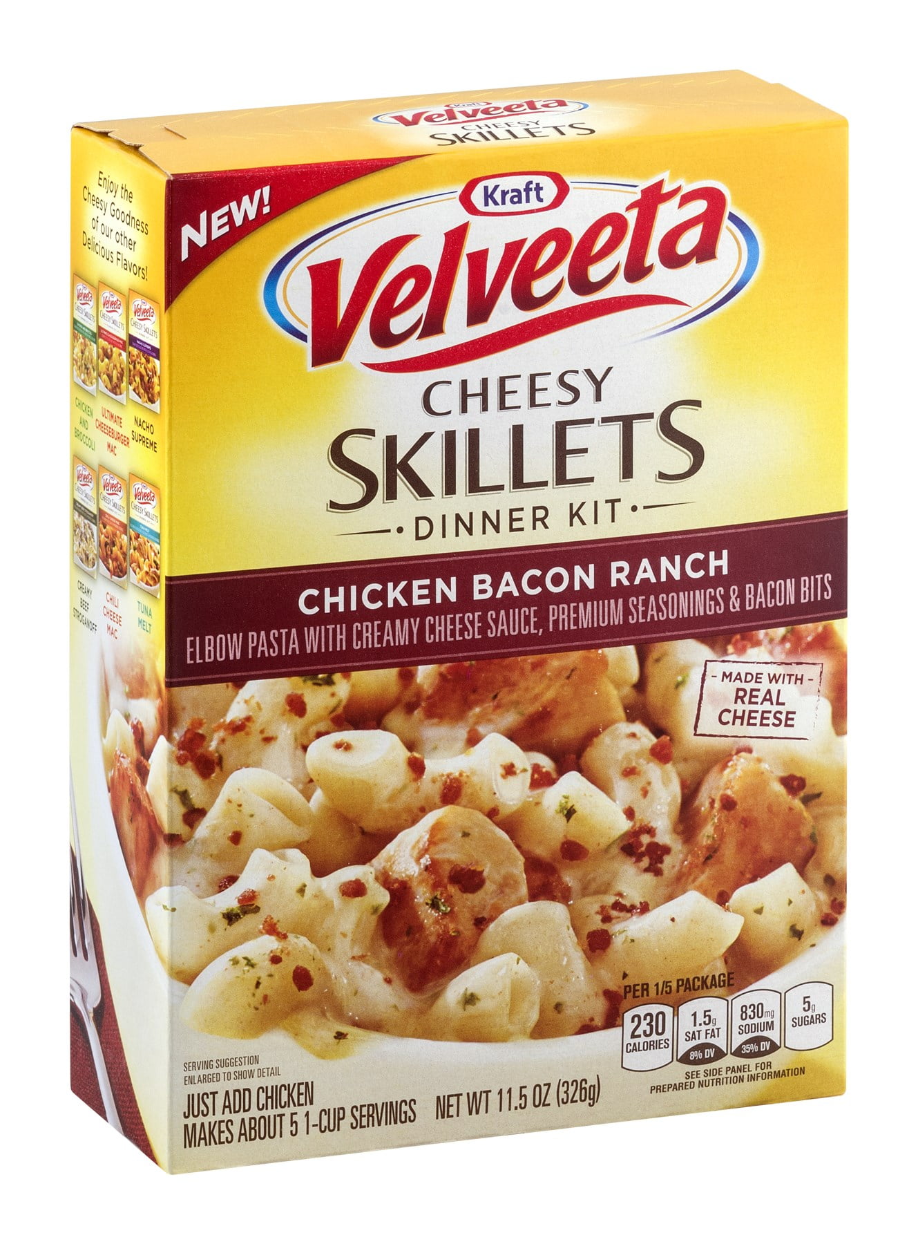 Kraft Dinners Skillets Chicken Bacon Ranch, 11.5 OZ (Pack ...