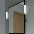 thumbnail image 3 of Livex Lighting Lund 8W LED Contemporary Metal ADA Wall Sconce in Brushed Nickel, 3 of 11
