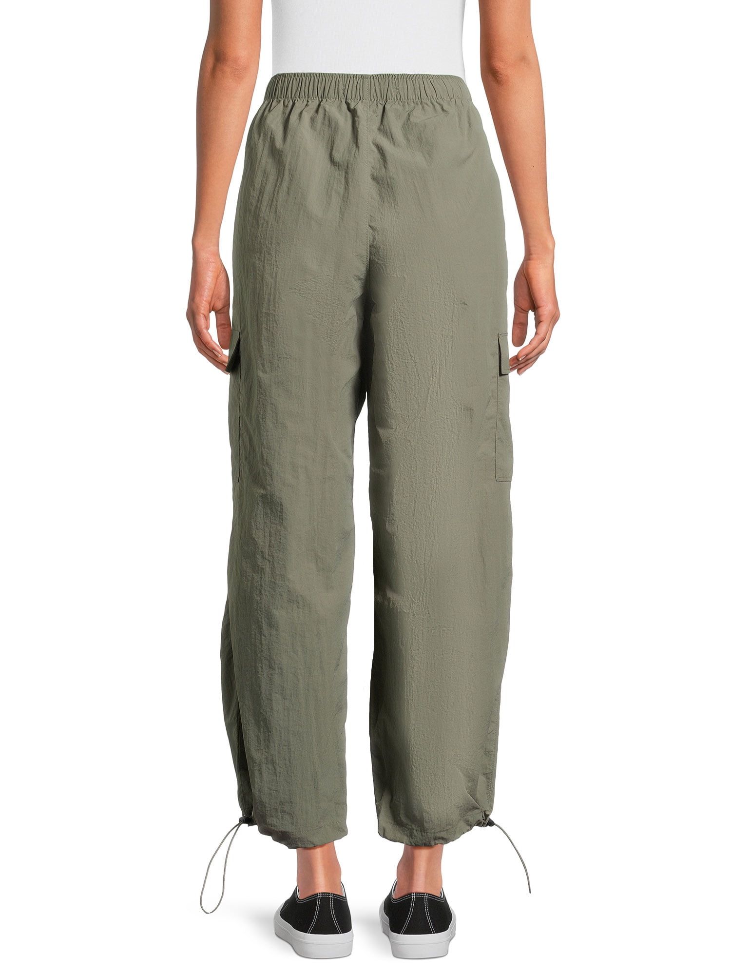 No Boundaries Juniors’ Parachute Pants, Sizes XS-XXXL, 29.5" Inseam