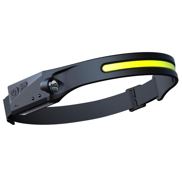 Faro LED Inducción Impermeable para Correr Acampar Ciclismo 350lm