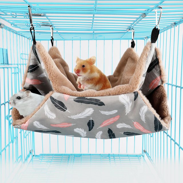 Small al Guinea-Pig Hanging Hammocks Bed Pet Cage Hammock for Ferret Rat Chinchilla Hamster Cavy Degu Gerbil Rabbit Playing Activity Fun Toy Los 20x20cm Colco Cama hamaca de hámster