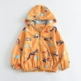 thumbnail image 2 of Favoffer Boys Girls Thick Warm Hooded Jacket Kids Winter Cotton Short-Style Printed Zip-up Coat Long-Sleeve Hooded Casual Outerwear Toddler Teen 3-11Y, 2 of 6