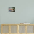 thumbnail image 2 of Summer Beach Palm Trees Coastal Painting Gray Framed Art Print Wall Art, 2 of 7