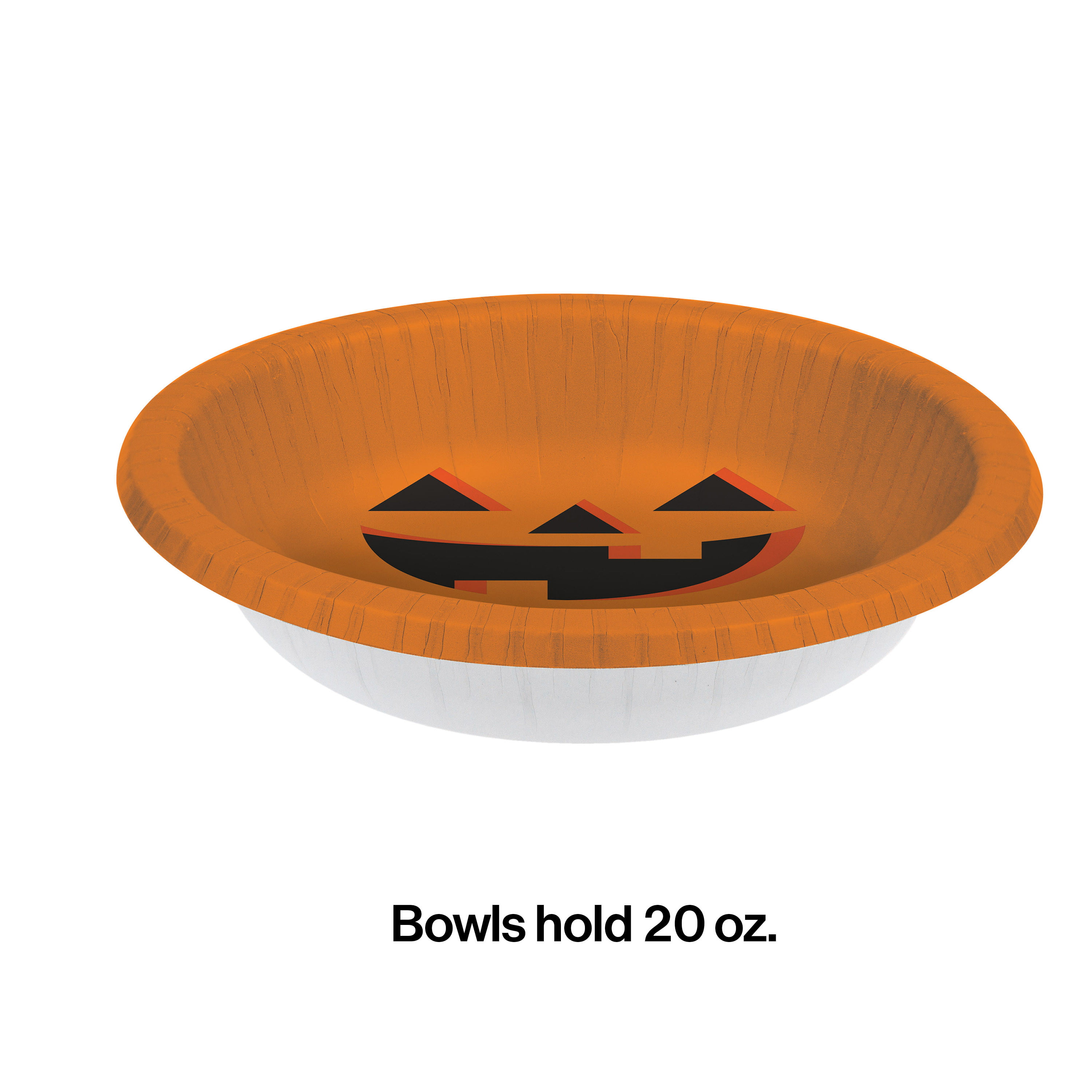 Large Fall Leaves and Pumpkins Disposable Paper Snack Bowls with Lids- 12  Pc.