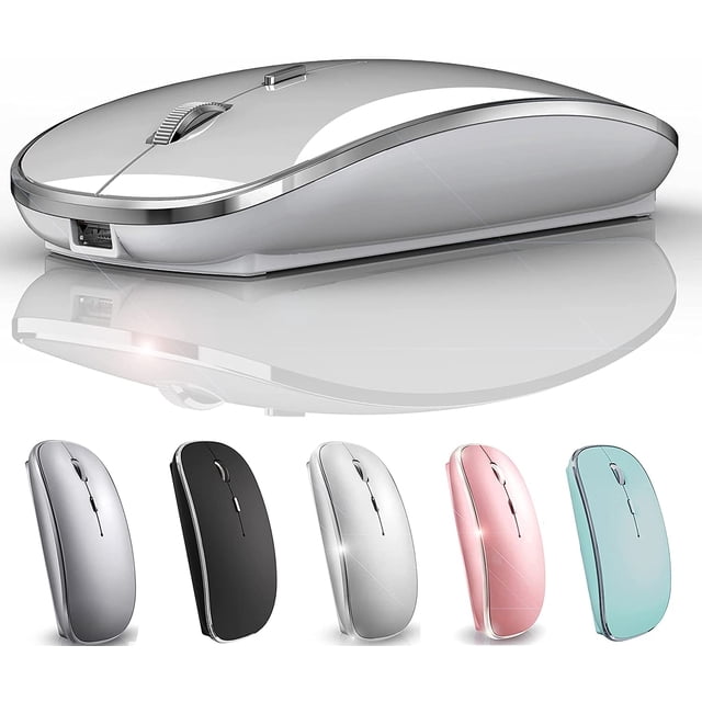 Ratón Inalámbrico JETTA Recargable Para Mac Plata
