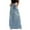 Blue, variant on Idoravan Skirts for Women Denim Women High Waisted Versatile-line Skirt With Temperament And Solid Color Denim Skirt
