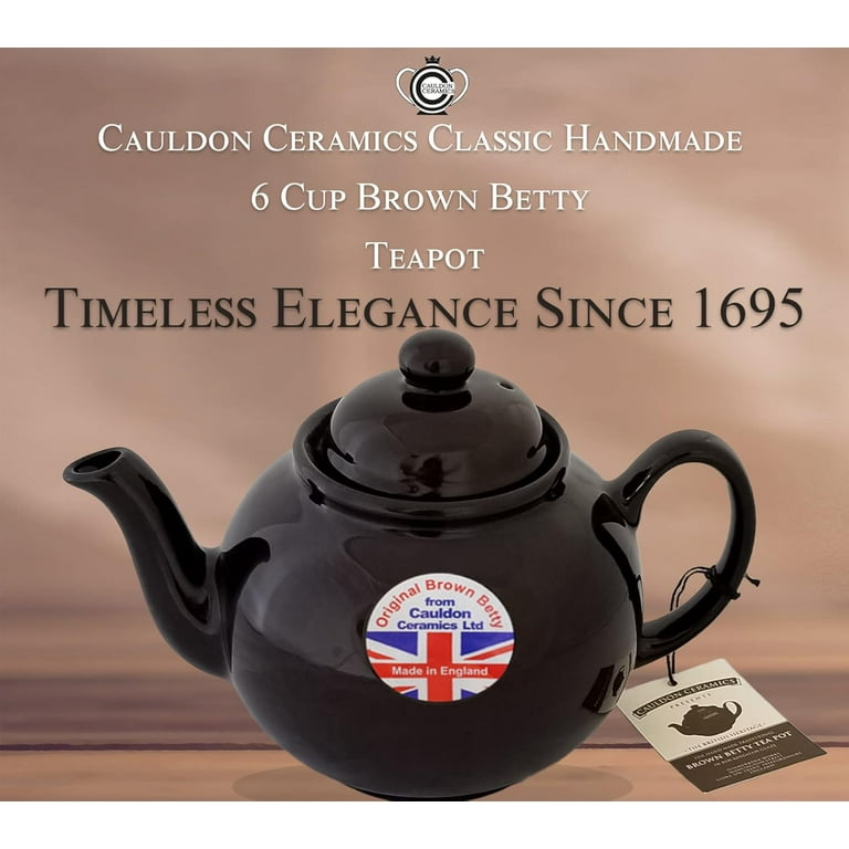 Free Shipping! Cauldon Ceramics Brown Betty Teapot, 6-Cup