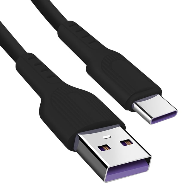 WIFKLSIIPG 1.5m Silicone Data Cable Mobile Phone Color Fast Charging Line Liquid Soft Flash Charging Cable Suitable for Android Charging Port
