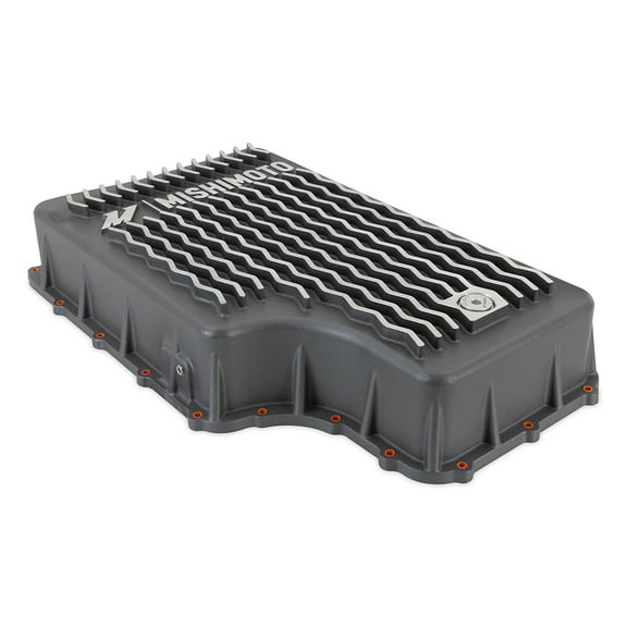 Mishimoto Aluminum Transmission Pan, Compatible with Ford 6.7L Powerstroke 2011-2019