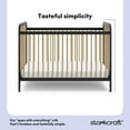 thumbnail image 4 of Storkcraft Pasadena 3-in-1 Convertible Baby Crib, Black with Driftwood, 4 of 17