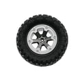 thumbnail image 2 of 4x WPL 1/16 RC Car Compatible Tires 4 Tires, Black, Rubber & Plastic, 1.33 x 1.24 x 2.85 Inch Robust Design, 2 of 9