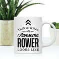thumbnail image 2 of Koyal Wholesale Ceramic Coffee Tea Mug, This is What an Awesome Rower Looks Like, 2 of 4